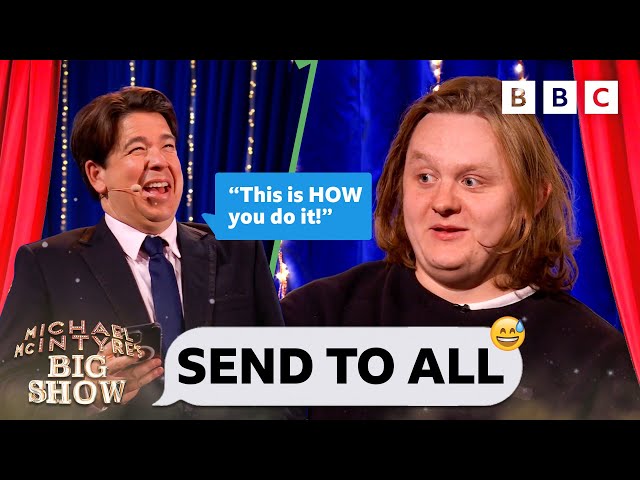 Lewis Capaldi PRANKED by Michael McIntyre toilet selfie text 😂 Michael McIntyre’s Big Show