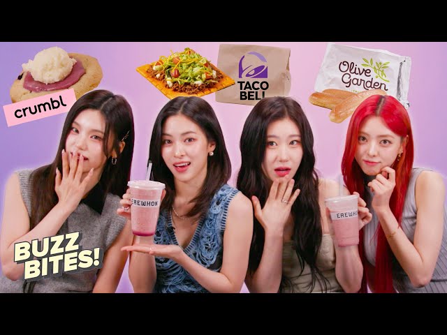 ITZY Tries The Hailey Bieber Smoothie, Trader Joe’s, & More | Buzz Bites