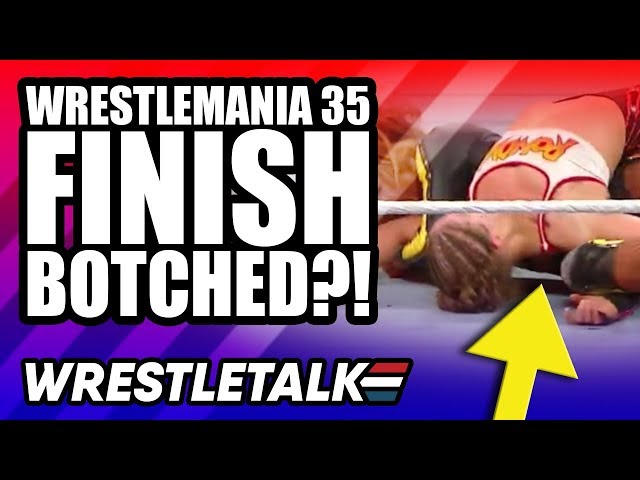 WWE WrestleMania 35 Finish BOTCHED?! Ronda Rousey SCREWED? | WrestleTalk