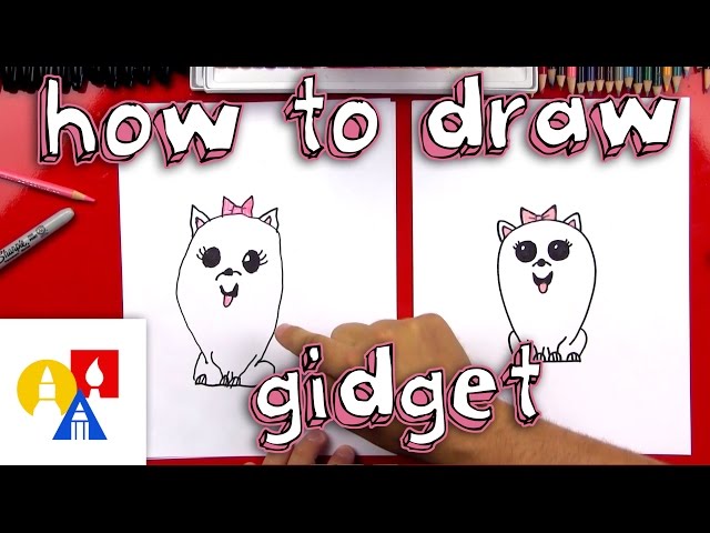 How To Draw Gidget From The Secret Life Of Pets