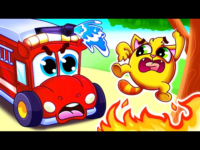 Fire Truck Song & Firefighter Rescue Team by Baby Cars 🚒 Kids Songs & Nursery Rhymes