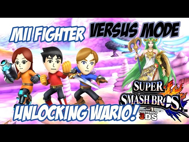 Unlocking Wario! - Super Smash Bros. for 3DS! [Versus - Mii Fighter]