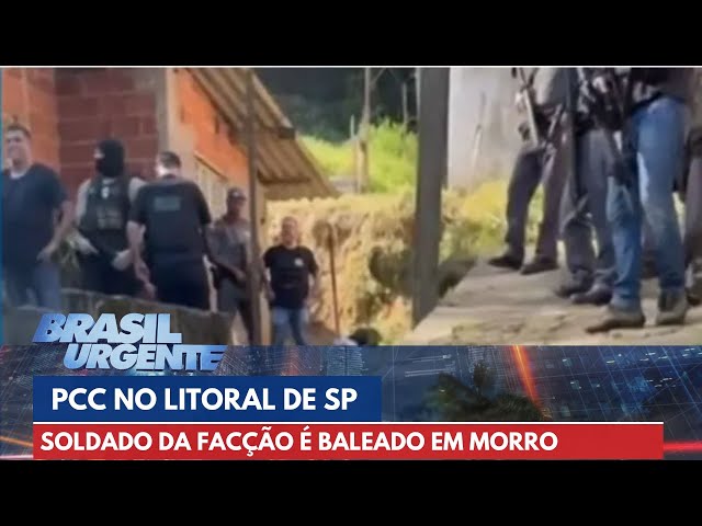 Criminoso do PCC é baleado ao atirar na polícia no litoral de SP | Brasil Urgente