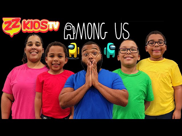 Among Us In Real Life! ZZ kids TV