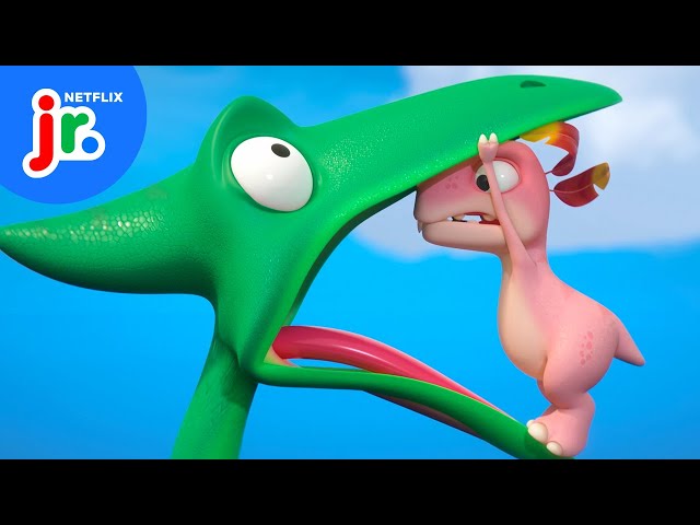 Baby T-Rex TERROR! 🦖😱 Bad Dinosaurs Teaser Clip | Netflix Jr