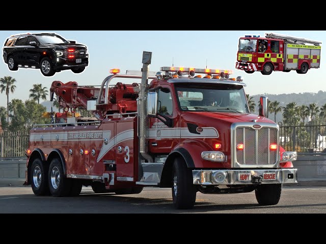 Fire Trucks, Police Cars and Ambulances responding - BEST OF 2023