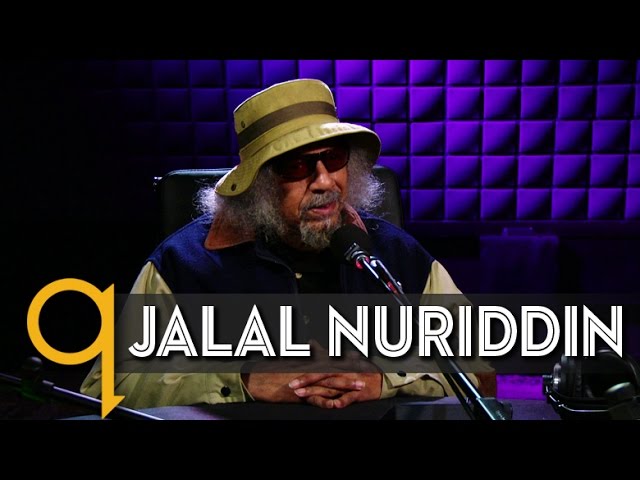 Grandfather of rap Jalal Nuriddin in studio q
