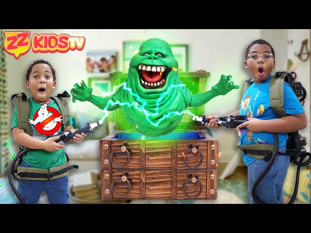 Our House Is Haunted By GHOSTBUSTERS Old Treasure Chest! Part 1