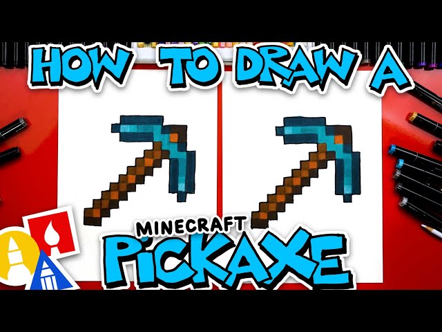 How To Draw A Minecraft Pickaxe