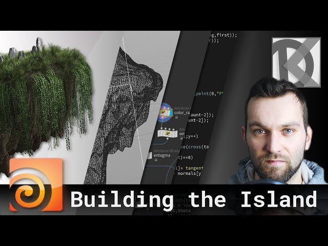 Building the main island with VEX in Houdini |Floating Island Series #1