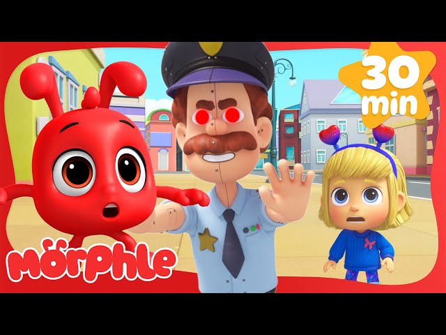 Officer Robofreeze Captures Morphle 🦾| Cartoons for Kids | Mila and Morphle