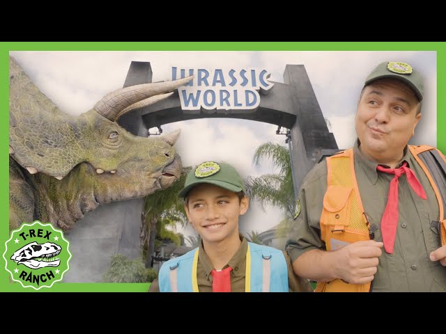 Jurassic World @ Universal Studios | T-Rex Ranch Dinosaur Videos