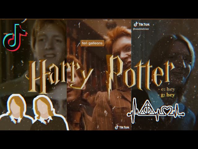 Weasley Twins/Harry Potter TikTok compilations (Part 8)