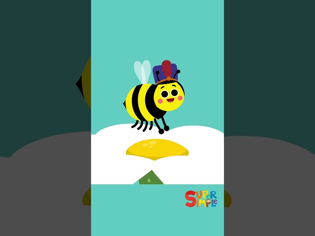 The Bees Go Buzzing 🐝 #shorts #supersimplesongs #kidssong