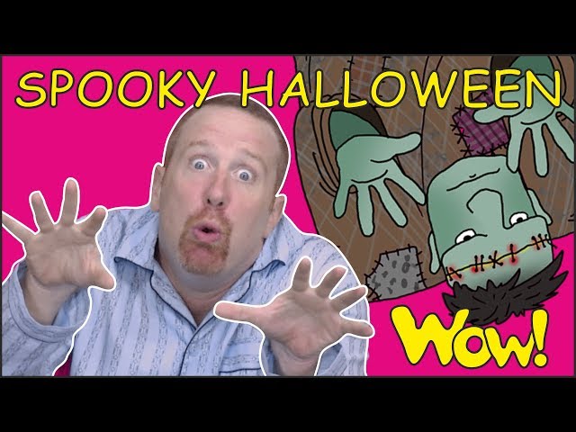 Halloween Spooky Story for Kids from Steve and Maggie | Free Speaking Wow English TV for Children