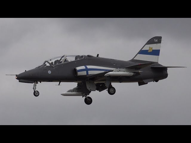 Finnish Air Force training jet in the UK at RAF Fairford 🇫🇮