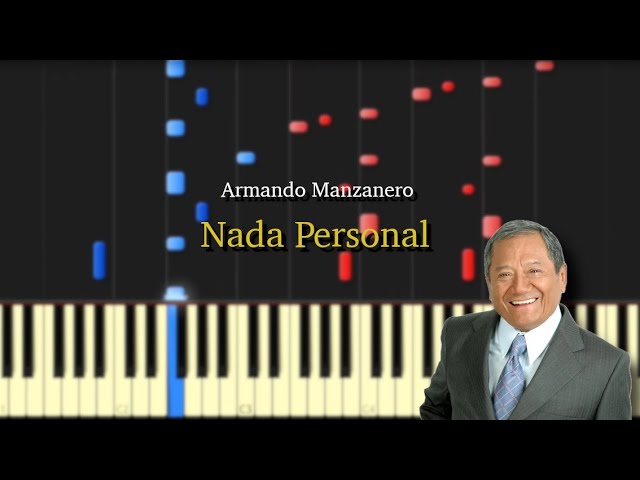 Nada Personal - Armando Manzanero / Piano Tutorial