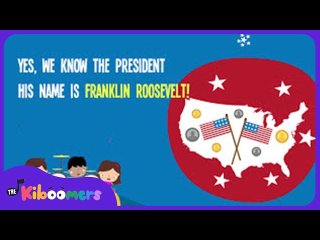 Do You Know the President Lyric Video - The Kiboomers Preschool Songs for President's Day