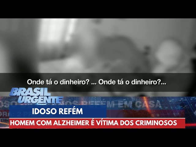 Idoso de 88 anos é feita refém por bandidos em casa | Brasil Urgente