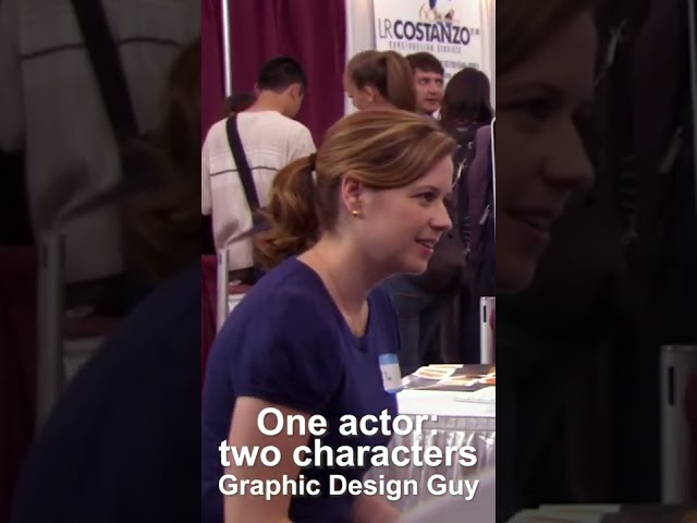 the only actor to play TWO CHARACTERS in The Office US | #Shorts | Comedy Bites