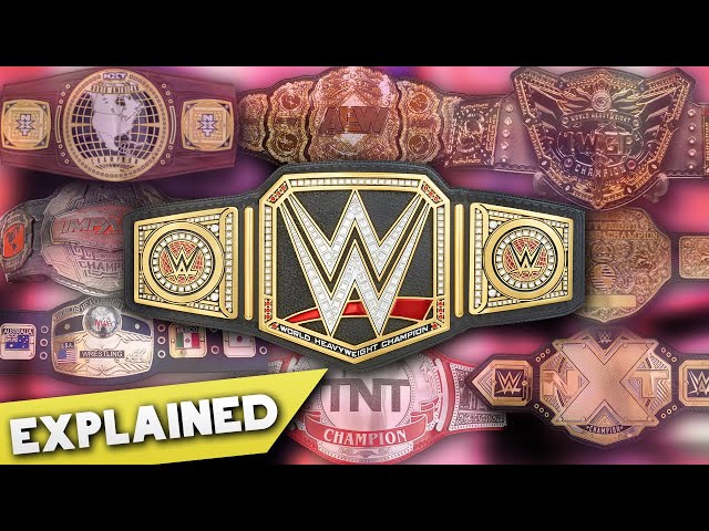 How WWE Championship Belts Are Made And The History Of Title Belts, Explained