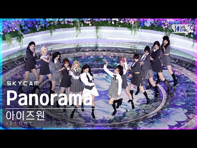 [항공캠4K] 아이즈원 'Panorama' (IZ*ONE Sky Cam)│@SBS Inkigayo_2020.12.13.
