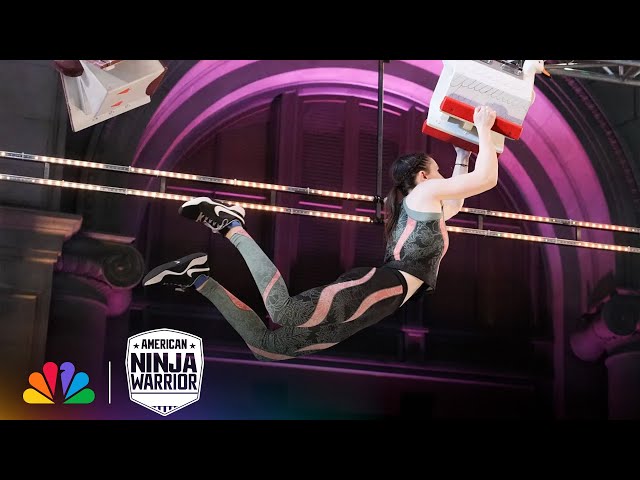 Isabella Wakeham Gets Her First Buzzer | American Ninja Warrior | NBC