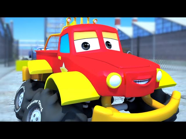 We Are The Monster Trucks, Vehicle Cartoon Video and Kids Song