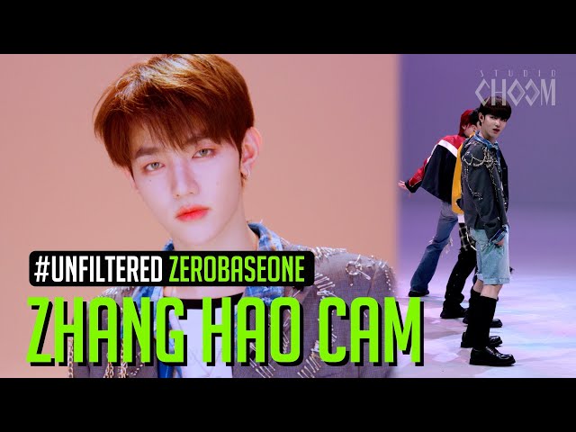 [UNFILTERED CAM] ZEROBASEONE ZHANG HAO(장하오) 'Feel the POP' 4K | STUDIO CHOOM ORIGINAL