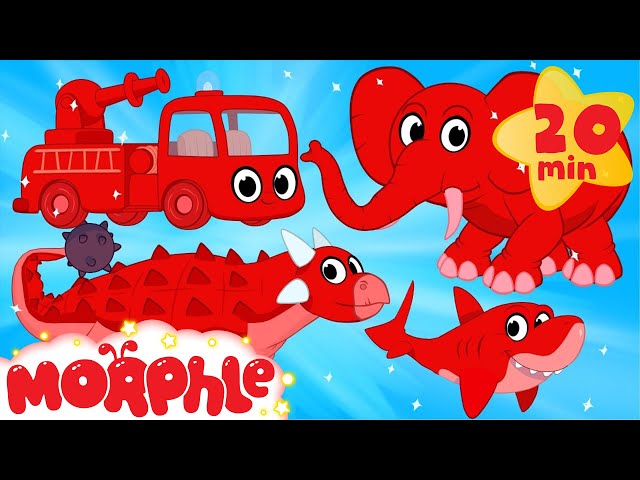 My Pet Dinosaur, Shark, Elephant and Fire Truck Animation Videos For kids!