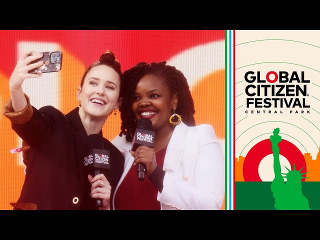 Rachel Brosnahan & Wangari Kuria Call for Action to Combat Hunger | Global Citizen Festival 2023
