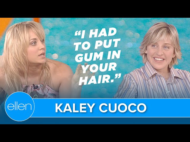 Kaley Cuoco Talks Meeting Ellen at 10 Years Old