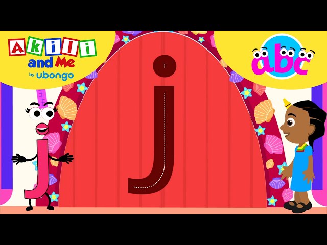 LETTER J Adventures! ABC learning for toddlers | Learn and Play with Akili and Me