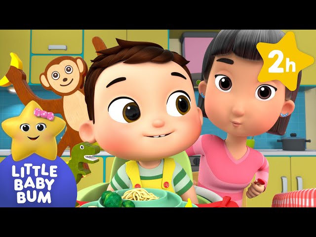 Animal Sounds Eating Song | Little Baby Bum Nursery Rhymes - Two Hour Baby Song Mix