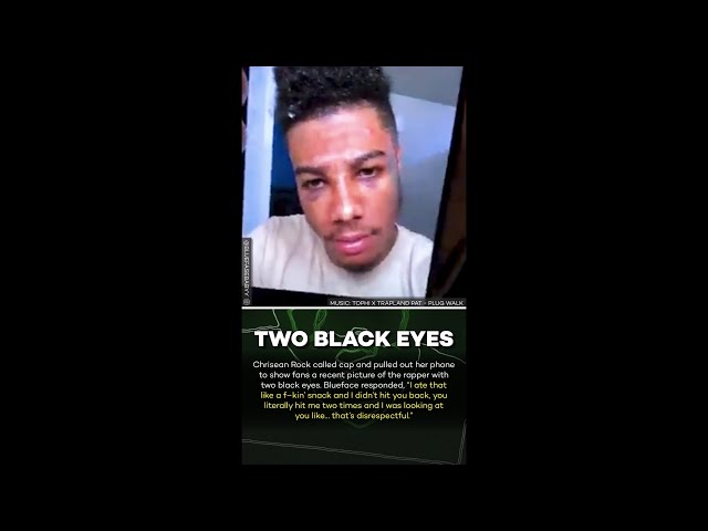 Chrisean Rock Brags About Giving Blueface 2 Black Eyes! #shorts