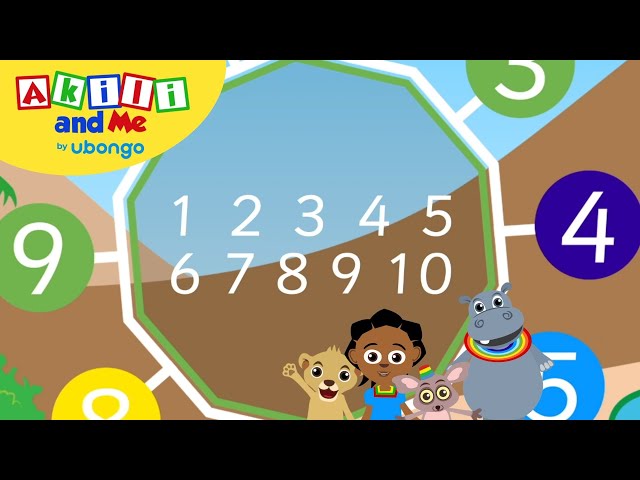 Count to 10 with Me! | Numbers & Shapes with Akili and Me | African Educational Cartoons