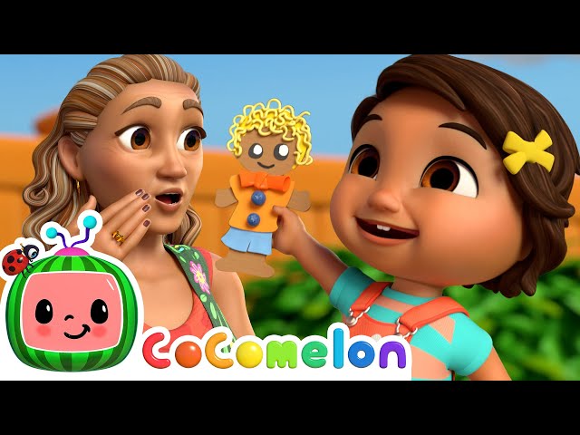 Nina's New Paper Doll, Pin Pon! | Nina's Familia | CoComelon Nursery Rhymes & Kids Songs