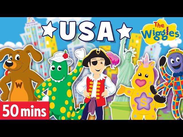 The Wiggles visit America! | G'Day USA | Kids Songs and Nursery Rhymes