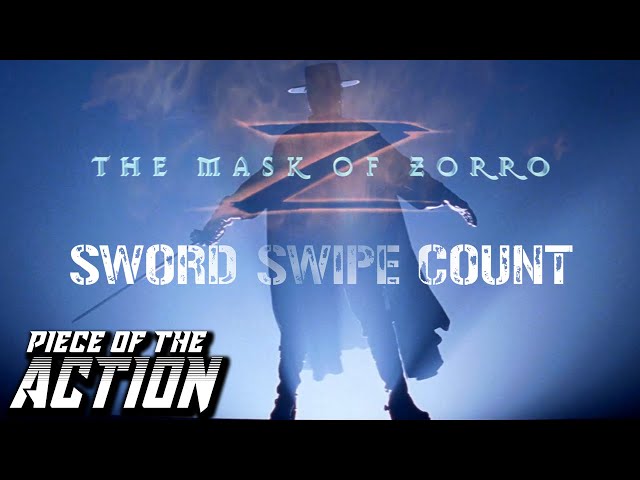 The Mask Of Zorro | Every Sword Swipe Counted