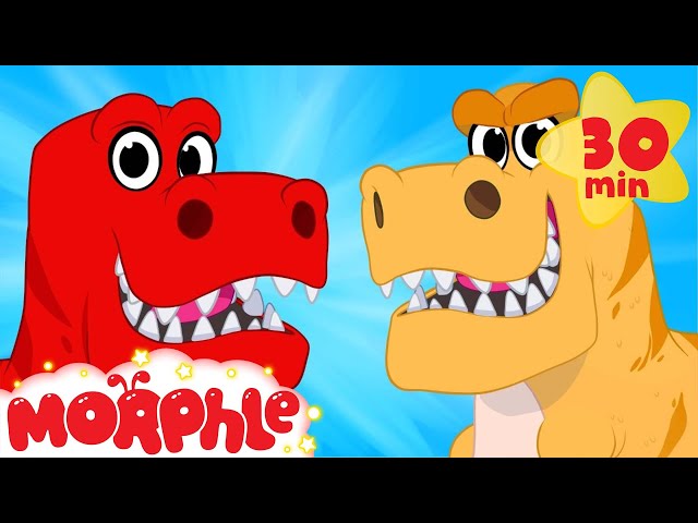 My Pet Dinosaur Morphle Goes Back In Time - My Magic Pet Morphle animations for kids with dinosaurs
