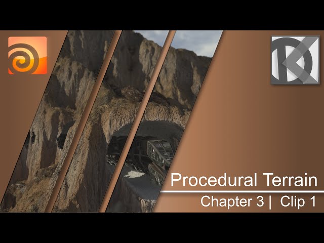 Procedural Terrain | Houdini Railsystem | Chapter 3 - Clip 1
