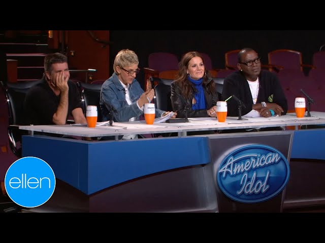 Ellen’s First Day As a Judge on American Idol (Season 7)