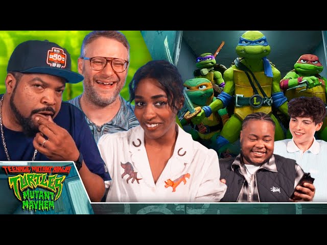 The Cast of "TMNT: Mutant Mayhem" Finds Out Which Characters They Really Are