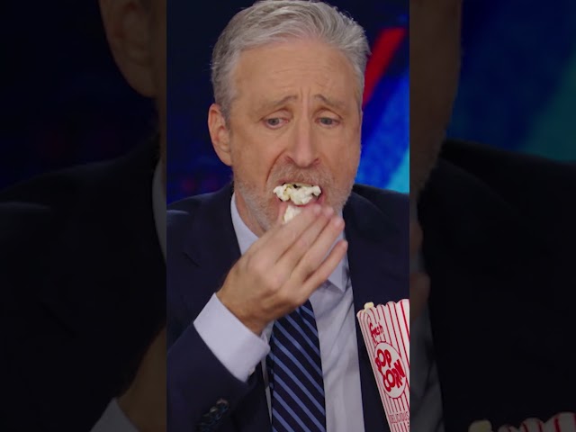 Same 🍿, same Jon. Jon Stewart hosts The Daily Show this Monday night at 11/10c. #SBLVIII #SuperBowl