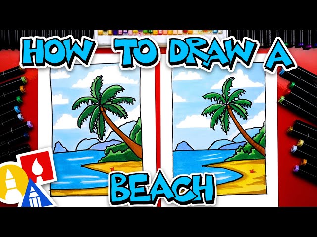 How To Draw A Beach Landscape
