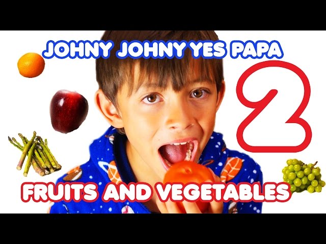 Johny Johny Yes Papa 2 - Fruits and Vegetables Song for Children | Nursery Rhymes| Kids Songs