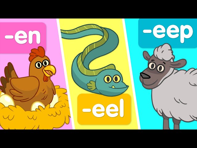 Turn & Learn | Word families that use short and long “e” sounds