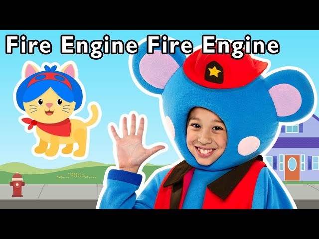 Fire Engine, Fire Engine + More | PATROL PRETEND PLAY | Mother Goose Club Phonics Songs