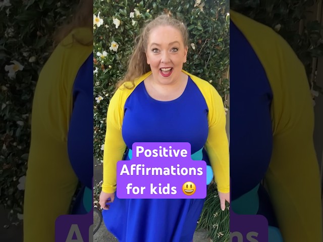 Positive affirmations for learning something new 😃 #shorts #affirmations #kidssongs