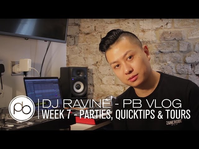DJ Ravine: PB Vlog #7 - DJ Parties, Live 10 Quicktips & DJ Studio Tour